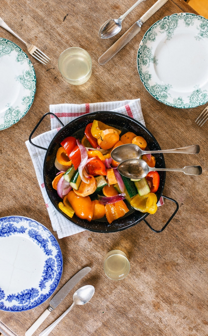 Sweet and Sour Roasted Vegetables